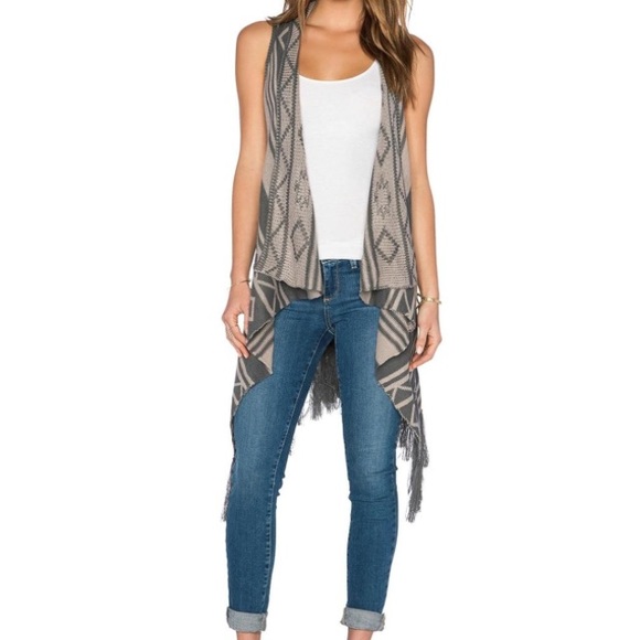 JACK by BB Dakota Damen Fringe Vest - Picture 6 of 8